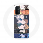 Coque pour Oppo A54 5G Bangtan Sonyeondan 7 Fates Chakho Avec BTS Hosu Haru Hwan Zeha Jooan Cein Dogeon