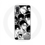 Coque pour Samsung Galaxy A02 Attaque des Titans Manga Levi Ackerman
