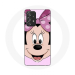 Coque pour Samsung Galaxy A52 Minnie Mouse Dessin anim&eacute; rose