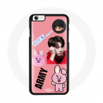 Coque pour Iphone 6 BTS Bangtan Gar&ccedil;on BT21 Cooky Jungkook ARMY
