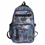 Graffiti Print &otilde;pilase koolikott Unisex suure mahutavusega seljakott roheline