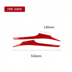 for Lexus IS250 2013- Car Inner Door Armrest Decoration Cover Sticker Decal Trim  Carbon Fiber Auto Accessories must