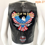 Euroopa Harley mootorrattavest Nahast vest s&otilde;idujakk Meeste nahast &otilde;lg Bio Green Magic tikandid m&auml;rgi disain XXXL