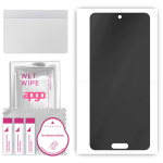 apgo Hydrogel Privacy Matte Screen Protector for Sharp Aquos R5G, Anti Spy, Hydrogel Film, Flexible, Soft TPU with positioning layer easy installation