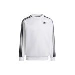 Adidas Originals Kolmeleheline Logo Prindiga &Uuml;mmarguse Kaelusega Huppar Meeste Pealisr&otilde;ivad Valge HE9483 XS white