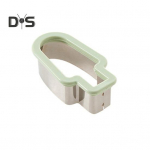 Arbuusil&otilde;ikamisvorm Popsikli kujuga toidukvaliteediga roostevaba teras deformatsioonita sile pind, korduvkasutatav melonijagaja, puuviljal&otilde;ikur, puuviljal&otilde;ikur roosa