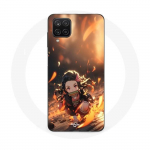 Coque Samsung Galaxy A12 Demon Slayer Nezuko 3D art anime Manga