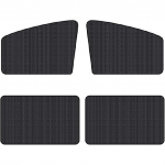 2 autok&uuml;lje tuuleklaasi deflektorit, tagumised/esimesed akna p&auml;ikesesirmid, magnetiline privaatsuskardin, sobib imikutele, p&auml;ikesekaitse ja UV-kaitse, universaalne autole Front Side 2 PCS