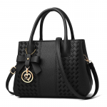 Vabaajatikandiga naiste k&auml;ekotid vibukujundajaga PU-nahast &otilde;lakott Kontori Daami Crossbody kandekott Naiste rahakott 26x10x20cm must
