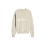 Fear of God Essentials Kootud Pullover Logoga Unisex Kampsunid Helebeež FOG-SS21-668 XL white
