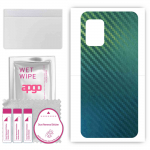 apgo Protective Skin Sticker for the back compatible with Asus 8z, Wrap Film, Foil, Vinyl - Pattern Carbon Chameleon CAKA1