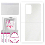 apgo Protective Skin Sticker for the back compatible with OnePlus Nord N200 5G, Wrap Film, Foil, Vinyl - Pattern Matte Transparent