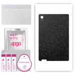 apgo skin sticker film foil vinyl for the BACK compatible with Lenovo Pad, scratch-resistant, easy to install - Black Honeycomb