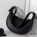 Kahesuunaline poolkuu crossbody &otilde;lakott (5 v&auml;rvi) 24x15x8cm must