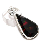 Natural Dichroic Glass Gemstone 925 Sterling Silver Jewelry Pendant 2.01 l3p19