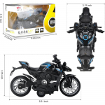 1/12 Tagasit&otilde;mmatavad V4 mootorrattam&auml;nguasjad, muusikavalgustusega kingitus, Street Fighteri mootorrataste m&auml;nguasi poistele, lastele vanuses 3&ndash;12 aastat 1/12-Size:14*8*7cm must
