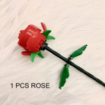 Romantiline s&otilde;brap&auml;eva kingitus minu poiss-s&otilde;brale Roosilillede kimp Loominguline ehitusklotside kingitus t&uuml;drukutele p&uuml;hadekingitus 1 Pcs Rose