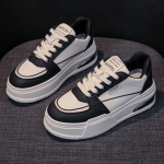 V&auml;ikesed valged kingad Naiste kevadmood Uued vabaaja spordialad, mis sobivad paksu tallaga t&otilde;stvad tossud 35 beež