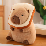 Capybara pl&uuml;&uuml;sis m&auml;nguasja simulatsioon Capibara Cosplay &Uuml;kssarvik Dinosaurus Kleit Boba Leib Puuvili Toit Dekoratsioon Linnud Mullidega t&auml;idetud loomad about 30cm