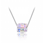 925 h&otilde;bedase kuubikuga suhkru kaelakee Aurora kandiline rangluu kett Transfer Cube kett naistele h&otilde;bedased aksessuaarid, erihuviga kujunduselemendid 925