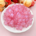 200 tk 10 mm helmestega materjalid Viieharulised p&auml;rlmutterv&auml;rvilised lahtised helmed k&auml;ev&otilde;ru k&otilde;rvar&otilde;nga jaoks Akr&uuml;&uuml;list DIY ehete tarvikud ehted roosa punane v&auml;rv