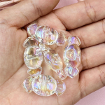 Kommid lahtised helmed 5 tk 14,5*31mm l&auml;bipaistvad mobiiltelefoni keti materjalid ehete valmistamine k&auml;ev&otilde;ru ehete tarvikud valge