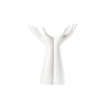 Valge Keraamiline K&auml;e Vaas, K&auml;e Lillevaas Armas Unikaalne Boho Minimalism Keha Esteetiline Dekoratiivne Moodne Skandinaavia Stiil Kodu Elutoa Kontori Dekooriks 14cm white