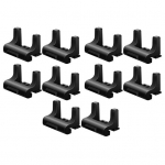 10 tk Air-Fryer kummist jalad kiireks kasutamiseks Vortex Cosori &otilde;hufrit&uuml;&uuml;ri salve professionaalsed asendusosad libisemiskindlad eemaldatavad frit&uuml;&uuml;ri kaitserauad 10 pcs