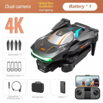 Uus A88 Drone 3 HD-kaamera Wi-Fi FPV takistuste v&auml;ltimise aerofotograafia optilise vooluga kokkupandav neljakopteri m&auml;nguasi, &uuml;hes t&uuml;kis &otilde;hkut&otilde;us ja maandumine 4K 1B must