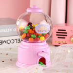 Maiustuste m&uuml;&uuml;giautomaat, hoiup&otilde;rsas hoiukast Raha s&auml;&auml;stupank heleroosa v&auml;rv