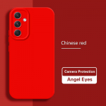 Angel Eyes telefoni&uuml;mbris Samsung Galaxy A55 5G 6,6-tollise k&otilde;rgekvaliteedilise kaamerakaitsega ametlik silikoonist luksuslik tagakaas Samsung A55