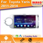 L6 2 Din Android Auto Autoraadio Multimeedia Video Toyota Yaris LHD RHD 2012-2017 jaoks Carplay Stereo GPS-navigatsioon Ei 2din 4 core 1GB+32GB carplay