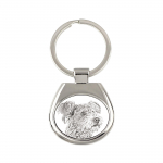Pumi, Hungarian Pumi, Hungarian herding terrier - keychain with a dog, keychain with a print, personalized pendant from the Art-Dog brand