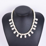 Luksuslik Uus Mood Kristall Mikro-Pav&eacute; Seadistus 3 Kihti P&auml;rlikee Kaelakeed Naistele Pulmapeo Aksessuaarid Ehted