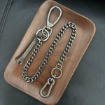 Hip-hop punk meeste ja naiste isikup&auml;ra rokk-metallist p&uuml;ksid ja hiphop enesekaitsev&ouml;&ouml; kett Mutriv&otilde;tme kujuga j&otilde;ukett 60cm