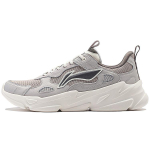 Li Ning Flowing Fire Kang S&uuml;nteetiline nahk Retro Isa kingad V&otilde;rk libisemiskindel hingav madala s&auml;&auml;rega vabaajajalatsid Meeste toss Hall AGCT387-2 41 gray