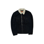 Levis Denim Fliisvoodriga Jakk Meeste Jakid Tume Sinine Denim 16365-0075 S