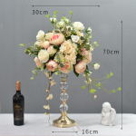 Uus 30/40cm kunstlik lauakaunistus lillekera siidist Rooma lillepott pulmadekoratsioon lava teejuht fotograafia rekvisiidid No flower racks
