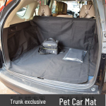 Koera turvaistmepadi &ndash; eemaldatav lemmiklooma auto pagasiruumi matt, 600D Oxfordi riie, m&auml;&auml;rdumisvastane, koertele. Black trunk Oxford cloth seat cushion [black] must