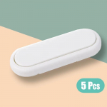 Beebilukk Lapsed Turvalukud Kapi Ukselukk Beebikaitse K&uuml;lmkapi lastele Sahtlilukud Lapselukk 5pcs valge