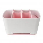 Suure mahutavusega Youshengi elektrilise hambaharja hambapasta hoiukarp Vannitoa korraldaja roosa