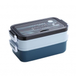 1050 ml Bento Box L&otilde;unakarbi kahekihiline lekkekindel toidukindel kuumakindel koos lauan&otilde;udega Bento Box kodutarbed A roosa