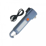 3 tk Tugeva Valgustusega ABS Taskulamp USB Laadimine Kaasaskantav V&auml;ike V&auml;lklamp Matkamiseks Riputatav Lamp Teleskoopiline Fookus COB K&uuml;lgvalgusti 1pcs