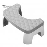 Tualettpott 7-tolline raskeveokite lihtne ja tervislik soole liikumine leevendab hemorroidid k&otilde;hukinnisus Ergonoomiline tualettpukk valge