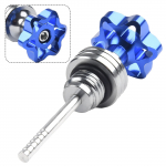 Mootorratta mootori sinine CNC masinaga &otilde;lim&otilde;&otilde;tevarda korgi pistik sinine