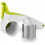 IBILI 739850 P&ouml;&ouml;rlev juusturiiv Plastik + INOX, Valge/Roheline, 20 x 9 x 8 cm