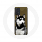 Coque Maniacase pour Samsung Galaxy A32 4G Husky de Sib&eacute;rie