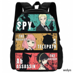Mochila Spy X Family Laste seljakott lasteaeda, Multikakoolikotid poistele ja t&uuml;drukutele, Kerge koolikott lastele 15 inches