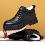 2024. aasta talvejalatsid Meeste poolsaapad Moebr&auml;nd Meeste jalatsid Mikrokiust nahk Soe Palus Meeste Saabas Libisemisvastane Puhas Must 39 must