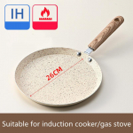 Puidust k&auml;epidemega alumiiniumist mittekleepuvad praepannid Lameda p&otilde;hjaga keedupott kastrul Hommikus&ouml;&ouml;gipannkook Muna Pitsapann K&ouml;&ouml;gin&otilde;ud